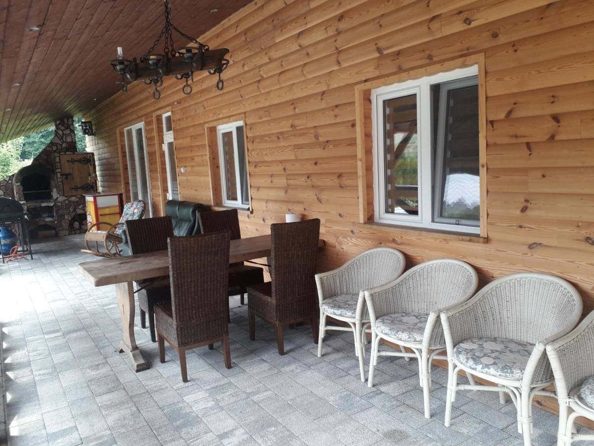 Baligród Jaskowa Chata Bieszczady Apartament Z Basenem מראה חיצוני תמונה